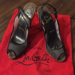 Christian Louboutin Mesh Heels